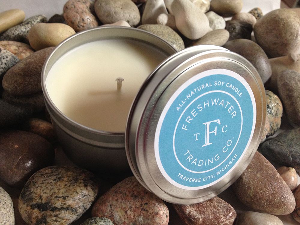 Spearmint Eucalyptus<br />100% Soy Candle